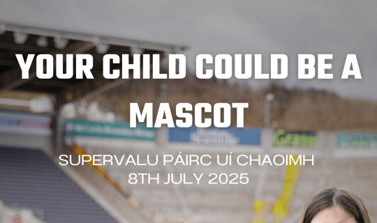 CORK SUPER CUP OFFERS CHILDREN THE CHANCE TO BE A FOOTBALL MASCOT